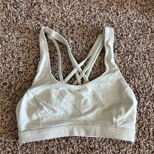 Lululemon Mint Green Sports Bra Strappy Back